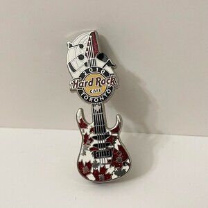 2010 Hard Rock Cafe Pin Toronto Maple Leaf Guitar